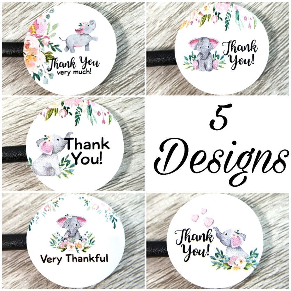 7/$15 100ct Thank You Stickers  Round 1" Labels